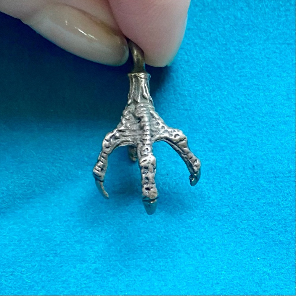 Silver Eagle Claw Pendant